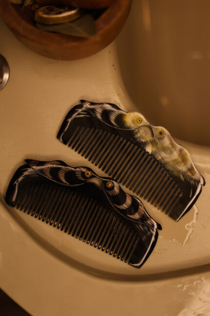 Legacy of Nature: Handmade Comb from Natural Cattle Horn